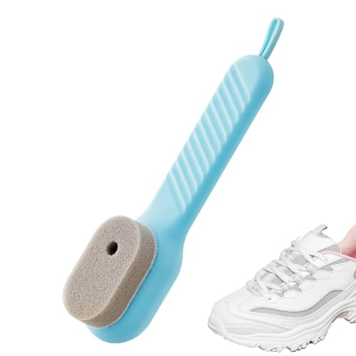 Shoe Brush, Multifunction Sneaker Scrubber, Replaceable Soap Dispenser Cleaning Tool, for Leather, Canvas Shoes, Boots, Bags, Furniture and Sneaker Care von Générique