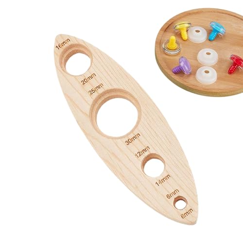 Sicherheitsaugenmessgerät, Werkzeug zum Einsetzen von Augen aus Holz | Hilfswerkzeug zur Befestigung der Augen mit Augapfelmessgerät, Taillenmessgerät, Augenwascher, Hakenwerkzeug von Générique