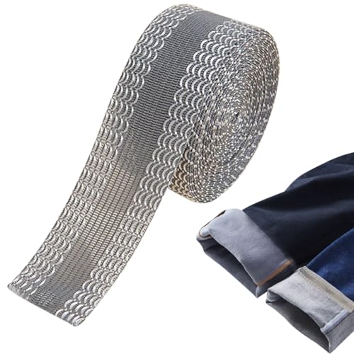 Sichtbares Saumband für Kleidung – Polyester-Saumband für Hosen, selbstklebendes DIY-Nähzubehör | Schlauchstiel selbstklebend, Saumband mit starker Länge für Hosen Sichtbares Saumband für Kleidung – Polyester-Saumband für Hosen, selbstklebendes DIY-Nähzubehör | Schlauchstiel selbstklebend, Saumband mit starker Länge für Hosen von Générique