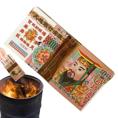 Silber der Vorfahren | Silber der Vorfahren für Partys | 100 Stück Joss Papier Tradition für Zeremonie Qingming Geisterparty Grabzwecke Grabschmuck Gräber Silber der Vorfahren | Silber der Vorfahren für Partys | 100 Stück Joss Papier Tradition für Zeremonie Qingming Geisterparty Grabzwecke Grabschmuck Gräber von Générique
