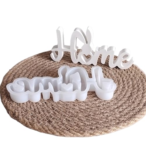 Silikon Hasenformen, Osterhasen Formen | Home Letter Craft Form - Ornamente Silikonform Ostern Gießform für Epoxidharz Sandstein von Générique