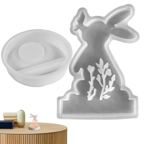 Silikon Osterform - Silikonformen Epoxidharz | 3D Kerze Seifenharz Gießform Silikonform Ostern Thema Silikonformen für Bri Handwerk von Générique