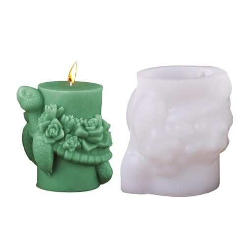 Silikon-Schildkrötenformen, 3D-Schildkrötenform | Aromatherapie Epoxidharz Gypsum Schildkrötenform, 3D Tier Clay Resin Casting Formen Handwerk Supplies von Générique