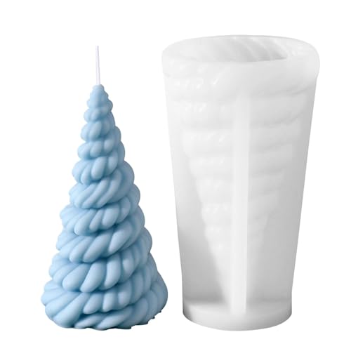 Silikonformen für Weihnachtsbaum für Kerzen, Weihnachtsbaum-Silikonform für Seife, Aromatherapie-Kerzenform | Weihnachtsbaum-Kerzenformen für Weihnachtsbaum, zum Formen von Epoxidharz, von Générique