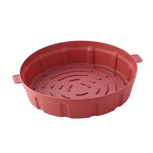 Silikonmatte für Luftfritoren, wiederverwendbar, runde Backleinen, Öl-Trennmittel für Ofen, Mikrowellen, Luftfritteuse Silikonmatte für Luftfritoren, wiederverwendbar, runde Backleinen, Öl-Trennmittel für Ofen, Mikrowellen, Luftfritteuse von Générique