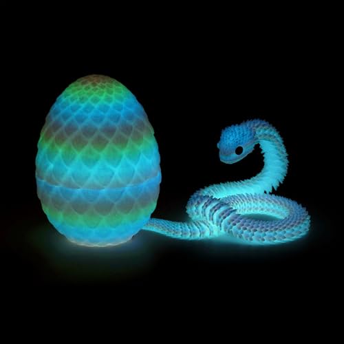Snake Fidget Spielzeug, 3D-Druck, Fidget, flexibel, flexibel, Schlangen-Statue, Innendekoration, Tischdekoration Snake Fidget Spielzeug, 3D-Druck, Fidget, flexibel, flexibel, Schlangen-Statue, Innendekoration, Tischdekoration von Générique