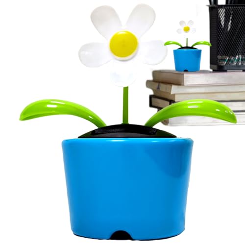 Solar Toys, Solar Powered Swinging Flower Figuren, wetterfest, Autozubehör, niedliche Tischdekoration für Heimdekorationen, Dashboard-Display, Pet, 11,9 x 11,9 x 5,9 cm von Générique