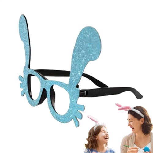 【 -Sonnenbrillen-Bastelarbeit】Osterparty-Brille Lustige Fotobooth-Requisiten mit Kükeneiern Hasenohren Leichte Osterbrille mit leuchtenden Farben po von Générique