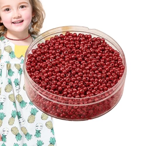 Spacer-Perlen für die Schmuckherstellung – runde Spacer-Perlen | Bunte Armband-Abstandshalter | Armband Making Spacer | Glatte Armbandspacer-Perlen | Bastelset von B Spacer-Perlen für die Schmuckherstellung – runde Spacer-Perlen | Bunte Armband-Abstandshalter | Armband Making Spacer | Glatte Armbandspacer-Perlen | Bastelset von B von Générique