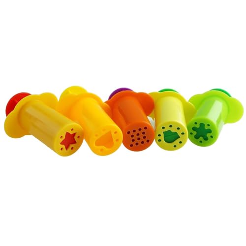 Spiel-Desse-Werkzeugset – Teigwerkzeug-Set für kreatives Playshough-Spielzeug, Formenroller, Kunstschneider für Kleinkinder, Schere, Extruder, Rollnadeln, von Générique