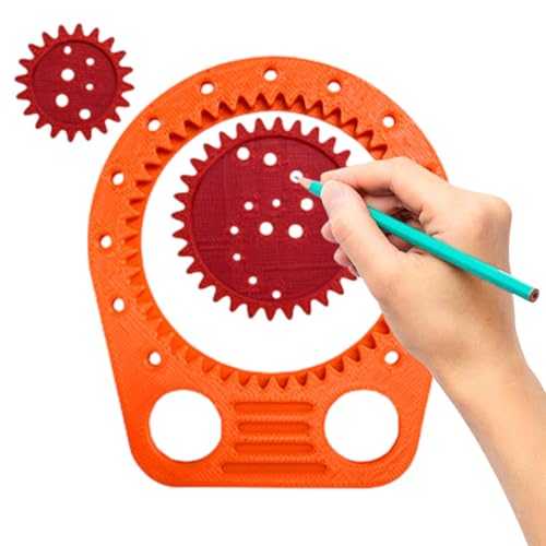 Spiral Art Ruler, Geometric Drawing Stencil, 5,1 x 9,5 cm, multifunktionales 3D-Druckwerkzeug, kreatives Tracing Curves, tragbares Schulbedarf, 1 Stück für Kinder zum Basteln und Lernen Spiral Art Ruler, Geometric Drawing Stencil, 5,1 x 9,5 cm, multifunktionales 3D-Druckwerkzeug, kreatives Tracing Curves, tragbares Schulbedarf, 1 Stück für Kinder zum Basteln und Lernen von Générique