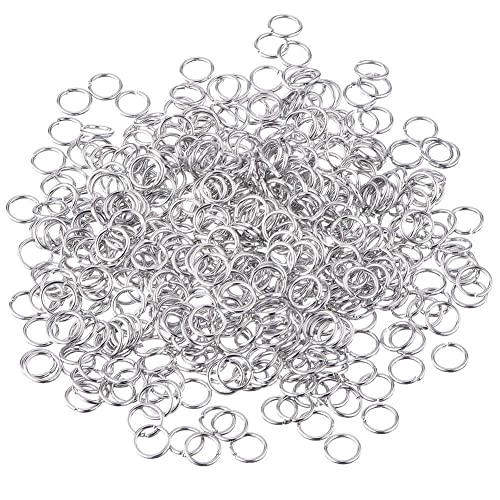 Springringe, versilbert, offen, praktisch, offen, für Halsreif, Halsketten, Armbänder, 4 mm, 100 Stück Springringe, versilbert, offen, praktisch, offen, für Halsreif, Halsketten, Armbänder, 4 mm, 100 Stück von Générique