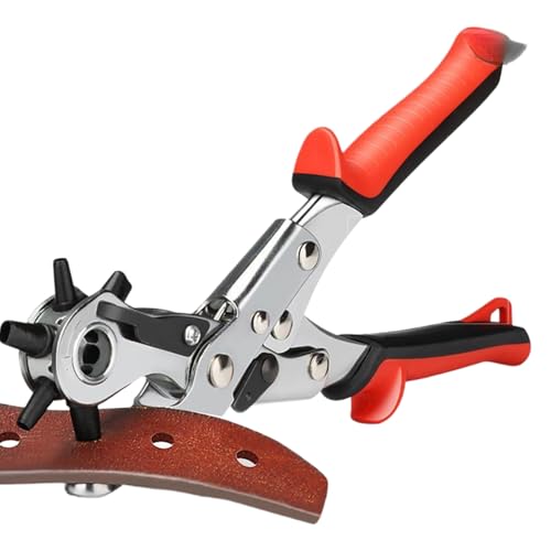 Stanzmaschine für Leder, Stanzwerkzeug für Ledergürtel | 360° drehbare Ösenzange für Sättel, Stoff, Armbänder und Hundehalsbänder Stanzmaschine für Leder, Stanzwerkzeug für Ledergürtel | 360° drehbare Ösenzange für Sättel, Stoff, Armbänder und Hundehalsbänder von Générique