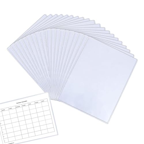 Starre Oberlader – Clear 8,5 x 11 Papier-Seitenschutz, langlebige Displayärmel | Langlebige Dokumentenbücher, robuster Kunststoff-Fotoschutz für Drucke Starre Oberlader – Clear 8,5 x 11 Papier-Seitenschutz, langlebige Displayärmel | Langlebige Dokumentenbücher, robuster Kunststoff-Fotoschutz für Drucke von Générique