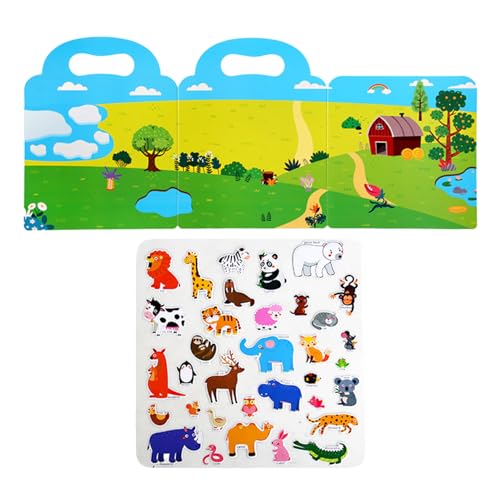 Stickerbuch, Stickerbücher für die – Reisen Sie das Spielzeug für frühes Lernen, wiederverwendbares Stickerbuch für frühes Lernen Stickerbuch, Stickerbücher für die – Reisen Sie das Spielzeug für frühes Lernen, wiederverwendbares Stickerbuch für frühes Lernen von Générique