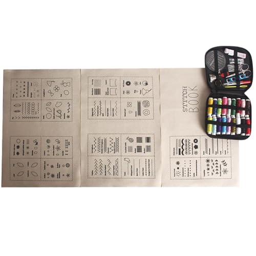 Stickerbuch | Vollständige Nähanleitung und illustrierte Stiche – Nähzubehör mit Illustrationen, sichtbar, für die Reparatur von Kleidung, Dekoration, Haus, kreatives Handwerk von Générique