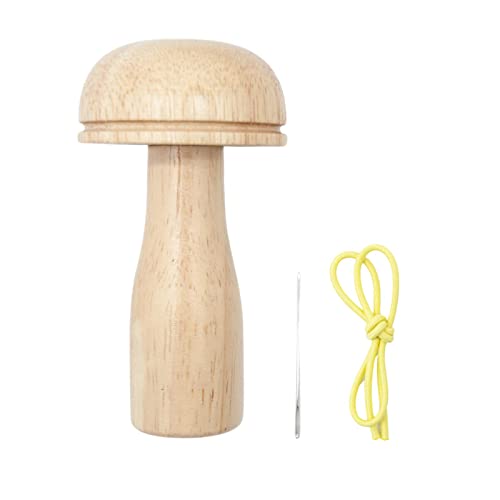 Stopfpilz aus Holz - Repair Pilz Stopfpilz Sockenpilz | Stopfpilz | Stopfpilz Set mit Garn und Gummiband, Reprisag Set Stopfpilz aus Holz - Repair Pilz Stopfpilz Sockenpilz | Stopfpilz | Stopfpilz Set mit Garn und Gummiband, Reprisag Set von Générique