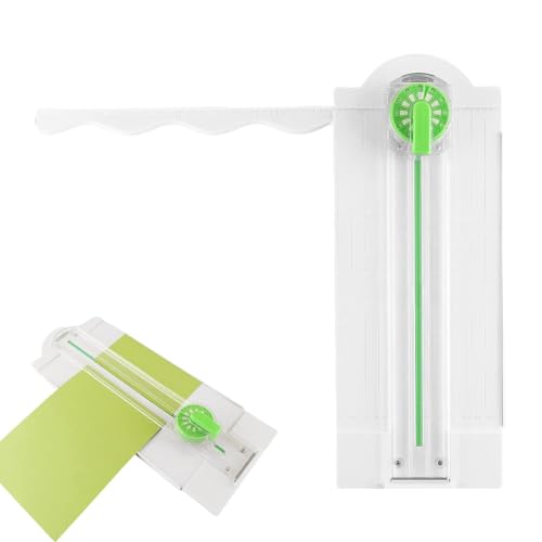 TagLiacarte Bastelpapier Cutter, Kartonschneider, Größen mit Messlineal | Scrapbooking-Werkzeug, PICC Papierschneider von Générique