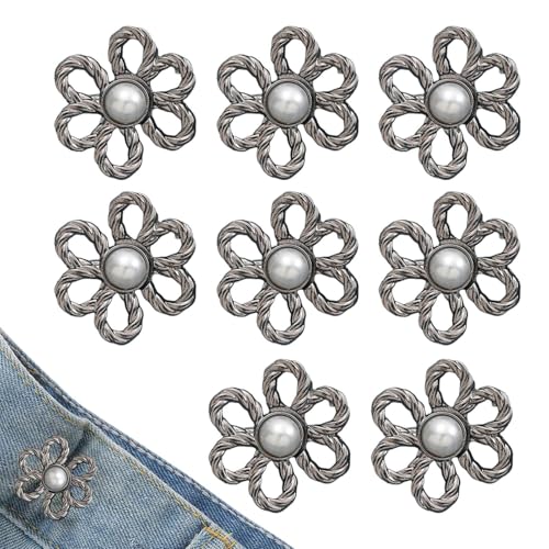 Taillenband für Damenhosen | Set mit 8 Schnallenverschlüssen | Verstellbarer Gürtel, abnehmbar, modisches Accessoire für Damenoutfits Taillenband für Damenhosen | Set mit 8 Schnallenverschlüssen | Verstellbarer Gürtel, abnehmbar, modisches Accessoire für Damenoutfits von Générique