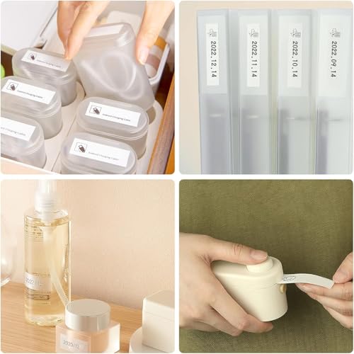 Thermoetiketten, selbstklebend, personalisierbar, 5 Rollen à 16 mm x 4 m, für Etikettiermaschine Thermoetiketten, selbstklebend, personalisierbar, 5 Rollen à 16 mm x 4 m, für Etikettiermaschine von Générique
