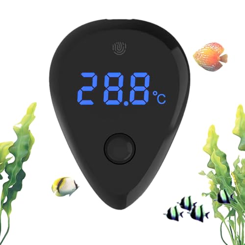 Thermometer für Aquarien – Temperatursensor | Monitor mit Touchscreen-Steuerung mit LED-Anzeige, Präzisionsmesser für öffentliche und private Aquarien, Tierhandlungen, wissenschaftliche von Générique