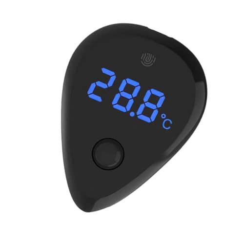 Thermometer für Aquarium | Kleiner Temperatursensor – Monitor mit Touchscreen-Steuerung mit LED-Anzeige, Präzisionsmesser für öffentliche und private Aquarien, Tierhandlungen, wissenschaftliche von Générique