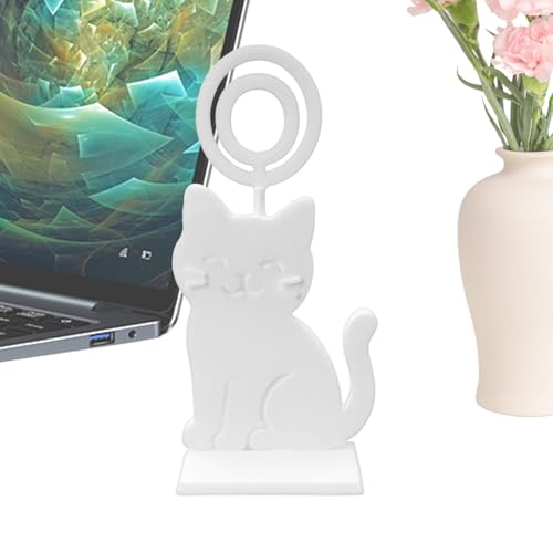Tischnummernhalter – niedlicher Fotohalter für Schreibtisch | Fotohalter in Katzenform für Restaurants, Hotels und Visitenkarten Tischnummernhalter – niedlicher Fotohalter für Schreibtisch | Fotohalter in Katzenform für Restaurants, Hotels und Visitenkarten von Générique