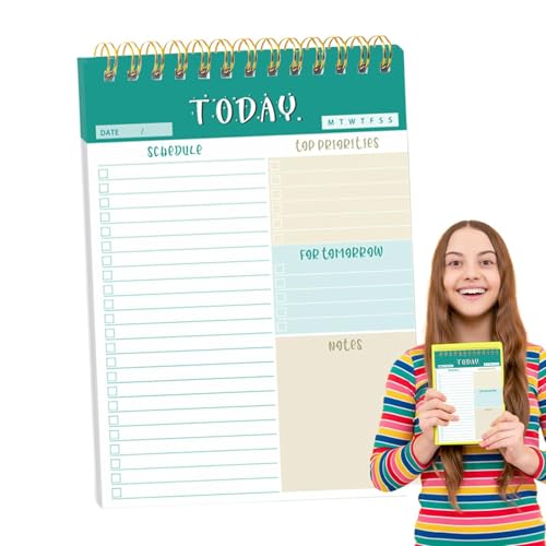To-Do-Liste, To-Do-Listen-Planer | A5 Tageszeitmanagement-Planer – Notizblock des To-Do-Listen-Organizers für die Arbeit, P-Buch To-Do-Liste, To-Do-Listen-Planer | A5 Tageszeitmanagement-Planer – Notizblock des To-Do-Listen-Organizers für die Arbeit, P-Buch von Générique