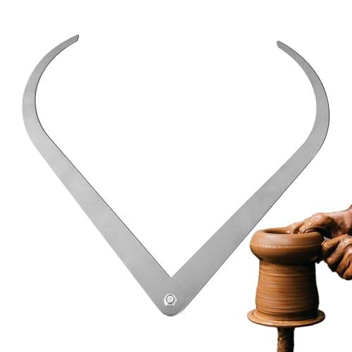 Töpferei – gebogene für Innen- und Außenmessungen | Edelstahl, präzise Messung, Modellierwerkzeuge und Formen für Skulpturen auf Ton, Töpferei Töpferei – gebogene für Innen- und Außenmessungen | Edelstahl, präzise Messung, Modellierwerkzeuge und Formen für Skulpturen auf Ton, Töpferei von Générique