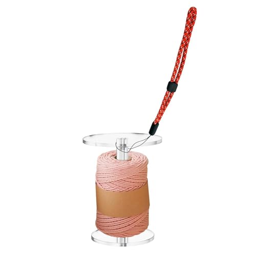Tragbarer Fadenträger, tragbar am Handgelenk | Acryl-Spinner | Transparenter Fadenträger tragbar mit Handschlaufe, Organizer für Bastelfreunde Tragbarer Fadenträger, tragbar am Handgelenk | Acryl-Spinner | Transparenter Fadenträger tragbar mit Handschlaufe, Organizer für Bastelfreunde von Générique
