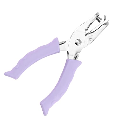 Tragbarer Locher, Einlocher, 1 Loch, Papierstanzwerkzeug für Scrapbooking, tragbares Handwerkswerkzeug, robust, ergonomischer Schulbedarf mit weichem Griff für Notizbuch von Générique