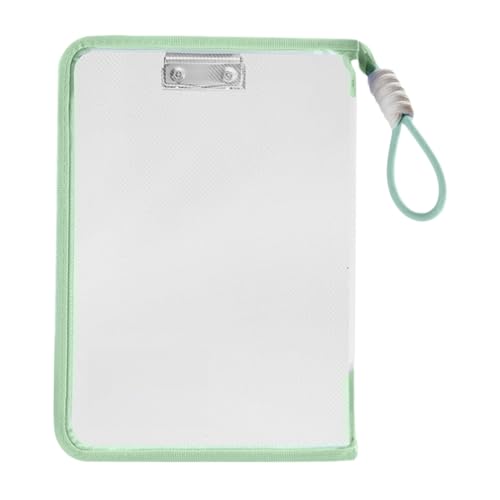 Transparente Buchbretter – Buchärmel mit Reißverschluss | wasserdichte Dateitasche | Klarer A4-Dokumentenordner für Dokumentenordner Dokumentenplaner Notebook Kids Stud von Générique