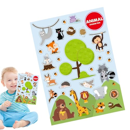 Transparente Tieraufkleber, transparente Tieraufkleber, Scrapbooking-Aufkleber, lustige Tiere, PET | dekorative Tieraufkleber, Logo-Aufkleber für die von Générique