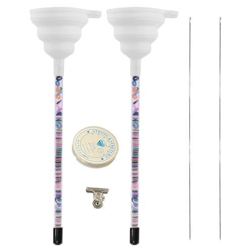 Trichter mit Perlennadel, Trichter für Perlenarmbänder, Werkzeuge zur Schmuckherstellung – Perlenwerkzeuge für Schmuckherstellung, multifunktionales Trichter-Set für Armbänder, Halsketten Trichter mit Perlennadel, Trichter für Perlenarmbänder, Werkzeuge zur Schmuckherstellung – Perlenwerkzeuge für Schmuckherstellung, multifunktionales Trichter-Set für Armbänder, Halsketten von Générique