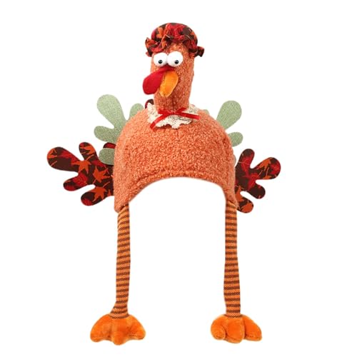 Truthahnhut, Weihnachten, Kopfbedeckung, Truthahnhut, Dekoration für Urlaubspartys, Truthahnhut, Thanksgiving-Dekoration, Plüsch, für den Urlaub von Générique