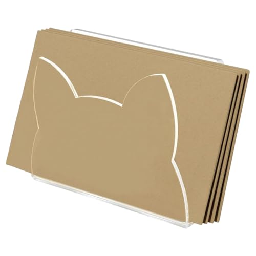 Umschlag-Display-Racks – Schreibtisch-Organizer aus Acryl mit Katzen-Design, Buchstabensortierständer | Dokumentenmappe für Zuhause, Theken-Papierregal, Zubehör Umschlag-Display-Racks – Schreibtisch-Organizer aus Acryl mit Katzen-Design, Buchstabensortierständer | Dokumentenmappe für Zuhause, Theken-Papierregal, Zubehör von Générique
