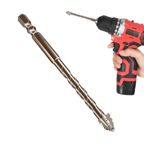 Vierkantig gezahnter Exzenter Beton | Sechskant-Exzenter-Beton, vielseitiges Bohrwerkzeug für Fliesen, Gusseisen und andere harte Materialien Vierkantig gezahnter Exzenter Beton | Sechskant-Exzenter-Beton, vielseitiges Bohrwerkzeug für Fliesen, Gusseisen und andere harte Materialien von Générique