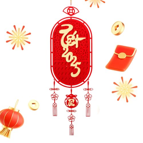 Vietnamesische Dekorationen für Partys, Vietnamesische Silvesterdekoration | Silvester Tischdeko 2025 Silvester Tischdeko Beflockung Stoff Beflockung Festival Dekoration Silvester Dekorationen von Générique