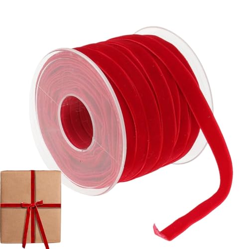 Vintage Samtband – Samtband 20 Meter für Schleife | Weihnachts-Samtband | Verstellbares Stoffband | Samtband von 0,4 Zoll für Kronendekoration, Haarspange Vintage Samtband – Samtband 20 Meter für Schleife | Weihnachts-Samtband | Verstellbares Stoffband | Samtband von 0,4 Zoll für Kronendekoration, Haarspange von Générique