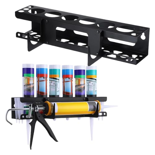 Wand-Organizer für Klebstoffe in Tube – Wand-Organizer für Dichtstoffröhren in der Werkstatt, Organisation von Kitt für Profis im Gebäude, Renovierer, Heimwerker, Wartungspersonal Wand-Organizer für Klebstoffe in Tube – Wand-Organizer für Dichtstoffröhren in der Werkstatt, Organisation von Kitt für Profis im Gebäude, Renovierer, Heimwerker, Wartungspersonal von Générique