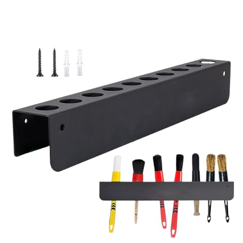Wandhalter für Detailpinsel – Wandhalterung für Detailpinsel, Haushaltsregal für Kabinett, Werkstatt, Malerei, Arbeitsplatz, Garten, LKW, Transporter, Innenbereich von Générique