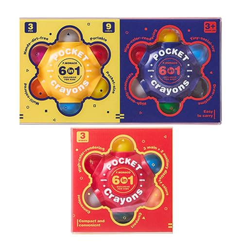 Washable Bleistifte für Kinder mit Eraser, erasable Doodle Drawing, vibrierende Farbe, bequem zu verwenden, zum Färben von Bleistiften für und Mädchen, Alter 25 x 6 x 1 cm von Générique