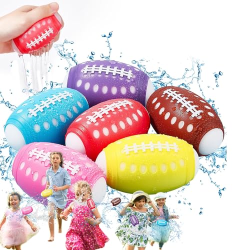 Wasserball für den Sommer, 6 x nachfüllbar, für Kinder, Spielzeug, 8,9 x 5,5 cm, saugfähig, Schwammbälle, Team, Aktivitäten im Freien, für , Mädchen, Jugendliche und Erwachsene Wasserball für den Sommer, 6 x nachfüllbar, für Kinder, Spielzeug, 8,9 x 5,5 cm, saugfähig, Schwammbälle, Team, Aktivitäten im Freien, für , Mädchen, Jugendliche und Erwachsene von Générique