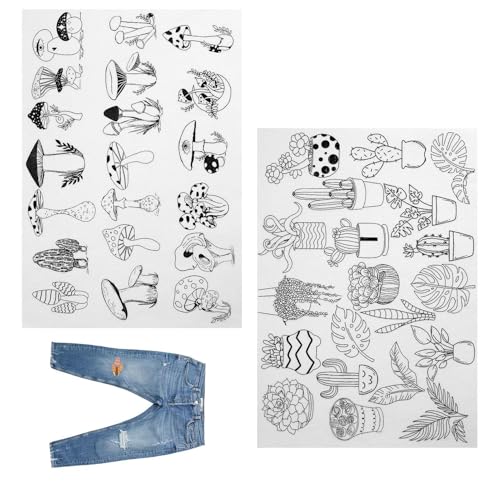 Wasserlösliche Stickmuster – Stickpapier Awa | Stickvorlagen zum Kleben und Nähen, Papiervorlagen für Baumwolle und Anfänger Wasserlösliche Stickmuster – Stickpapier Awa | Stickvorlagen zum Kleben und Nähen, Papiervorlagen für Baumwolle und Anfänger von Générique