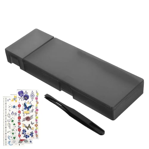 Water Decals Sticker Box – Operated Box Portable Water Decals Moisturizing Box, Model Decals Moisturizing Box | Nass-Palette Malwerkzeug mit Schwamm-Tweezern für Modell & Malerei von Générique