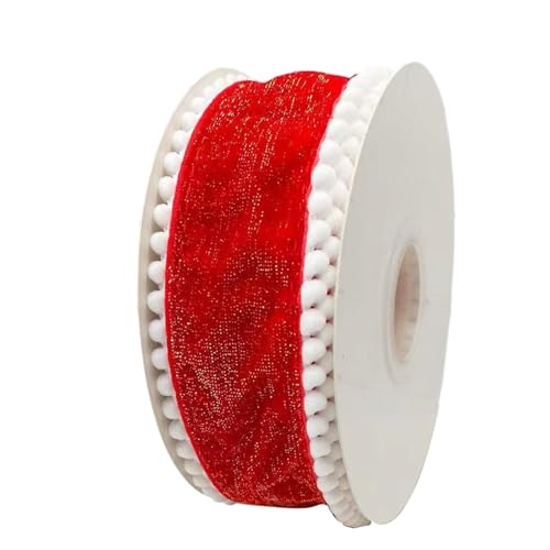 Weihnachts-Samtband - Vintage Samtband | Breites Samtband | 2,5 Zoll Baumschmuck Band | Samtband für Baumkranz | Weinurlaub Band Wicklung Weihnachts-Samtband - Vintage Samtband | Breites Samtband | 2,5 Zoll Baumschmuck Band | Samtband für Baumkranz | Weinurlaub Band Wicklung von Générique