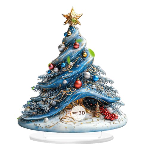 Weihnachtsdekoration, dekorativer Baum, Relief, Mittelstück für Regal, Büro, Bibliothek, Kabinett, Kommode, Fensterbank, Kamin Weihnachtsdekoration, dekorativer Baum, Relief, Mittelstück für Regal, Büro, Bibliothek, Kabinett, Kommode, Fensterbank, Kamin von Générique