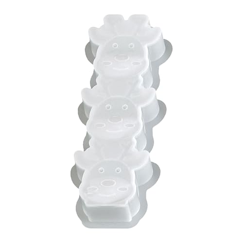 Weihnachtsformen, Silikonformen für Partys mit Weihnachtsmann, Tannenbaum und Elch – Zubehör für Handwerk, Dekoration für Epoxidharz, Ton, Gips, Seife, Schokolade, Süßigkeiten, Kerze von Générique