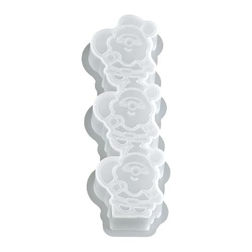 Weihnachtsformen, Silikonformen für Partys mit Weihnachtsmann Tannenbaum und Elch, Zubehör für Handwerk, Dekoration für Epoxidharz, Ton, Gips, Seife, Schokolade, , Süßigkeiten, Kerze von Générique