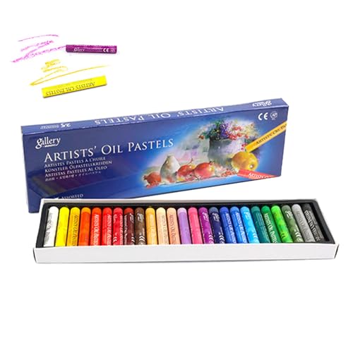 Zeichenstifte - Buntstifte 25/50 Farben, ungiftige Ölpastellkreiden | Weiche Pastellkreide für Künstlerset für Anfänger und Vorschulalter, einfaches Malen Zeichenstifte - Buntstifte 25/50 Farben, ungiftige Ölpastellkreiden | Weiche Pastellkreide für Künstlerset für Anfänger und Vorschulalter, einfaches Malen von Générique